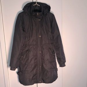Meigeren Beautiful Black Zip/Snap Coat. 2XL
